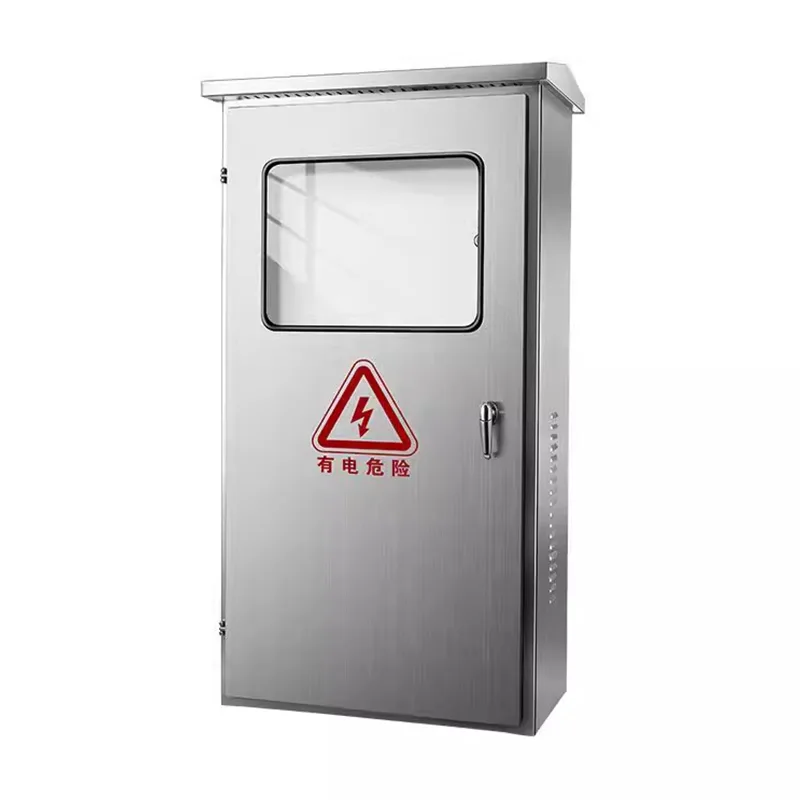 Gabinete de distribución de energía de doble puerta para piso