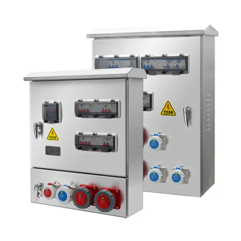 Caja de distribución de energía de mantenimiento de enchufes industriales